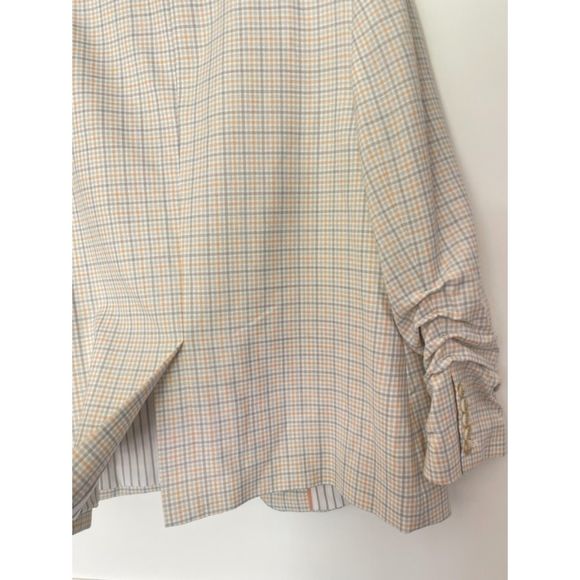 1. STATE Plaid Checkered Blazer Jacket Business Career Neutral Size XL NEW D10 - Picture 14 of 16